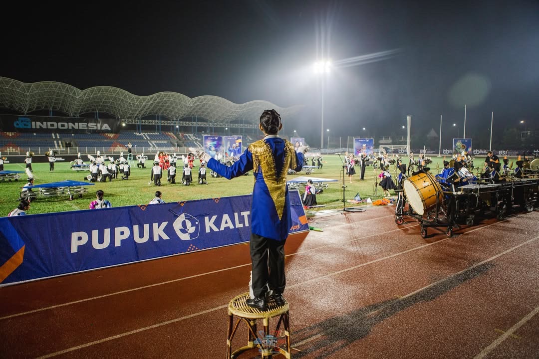 Indonesia Drum Corps International Resmi Digelar, Warga Antusias Menyaksikan Perlombaan